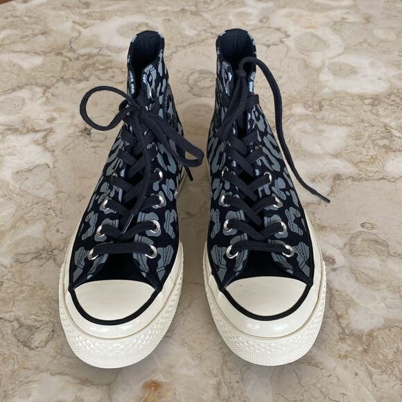 Converse Chuck 70 Reflective Leopard Hi Top Sneakers - Picture 4 of 14